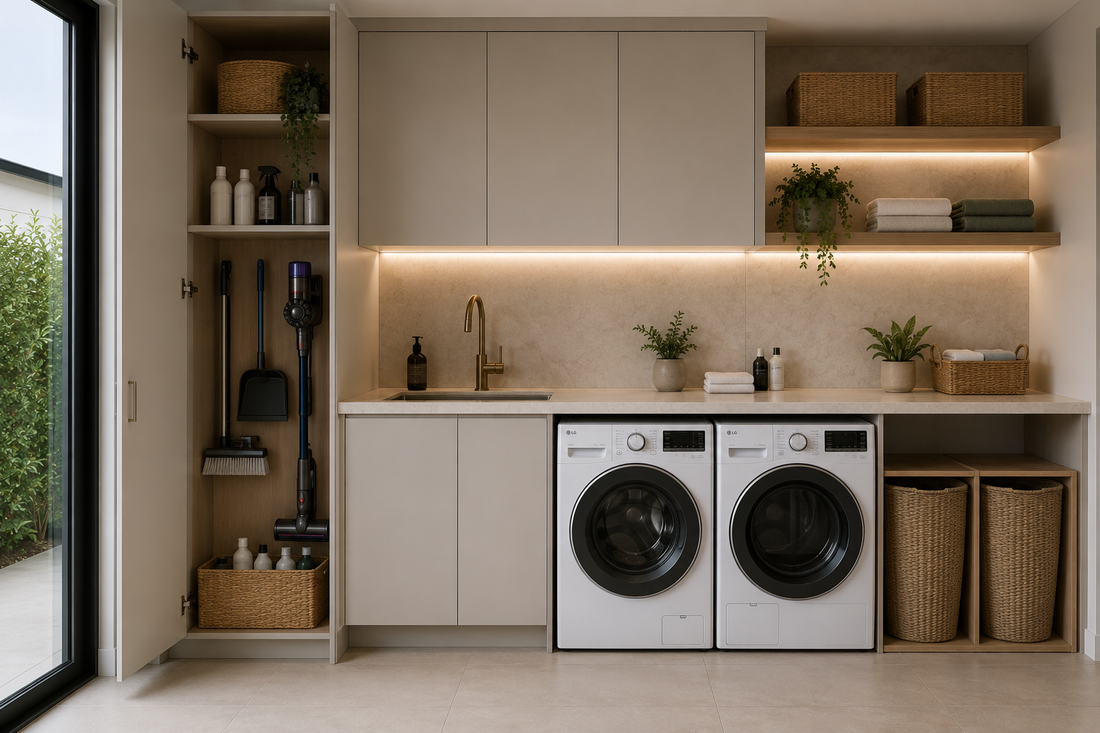How Much Storage Does A Laundry Really Need? | Own Your Reno