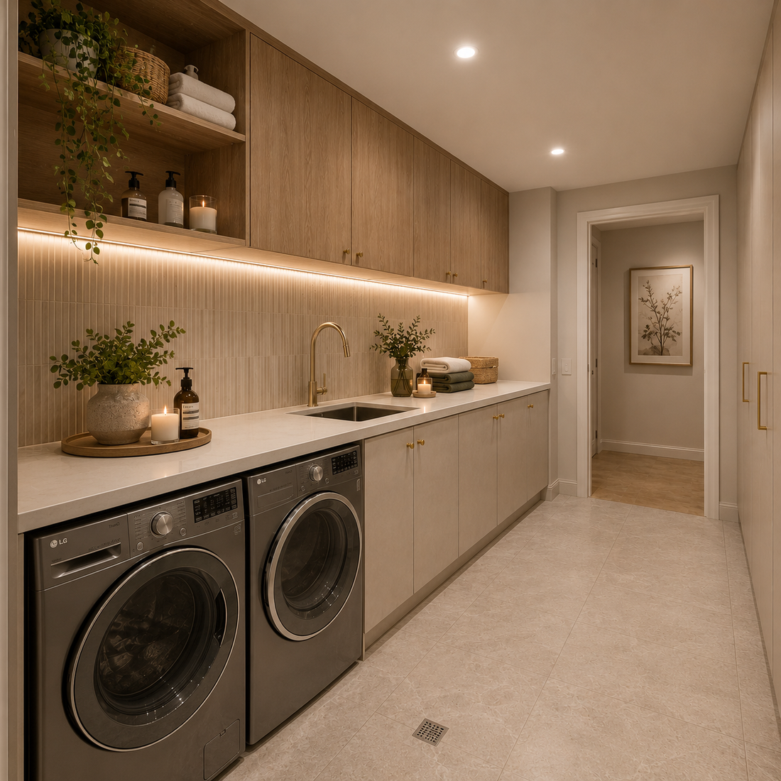 Large Format Tiles In The Laundry: Pros & Cons | Own Your Reno
