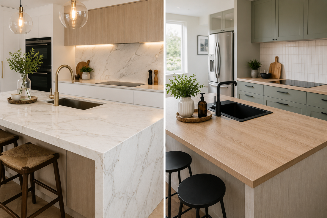 Stone Benchtops vs Laminate Benchtops: Which Is Right For Your Kitchen? | Own Your Reno