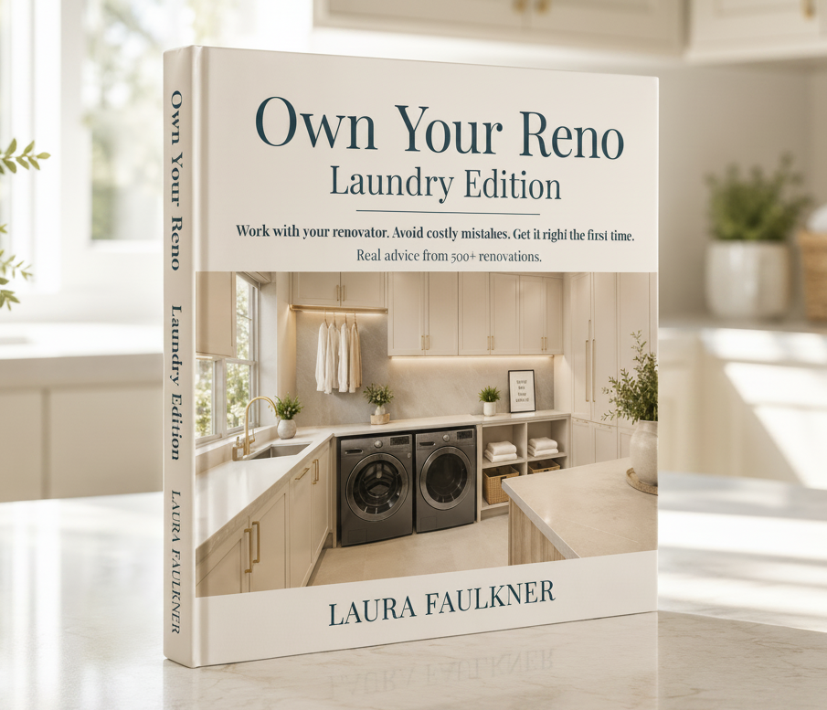 Own Your Reno Laundry Edition renovation planning guide for Australian homeowners